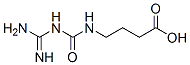 1-Amidino-3-(3-carboxypropyl)urea Struktur