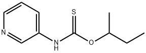 N-(3-Pyridyl)thiocarbamic acid butyl ester Struktur