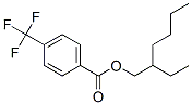 4-Trifluoromethylbenzoic acid, 2-ethylhexyl ester Struktur