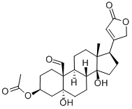 3-ACETYL STROPHANTHIDIN Struktur