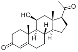 11BETA-HYDROXYPROGESTERONE Struktur