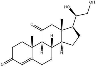 20β,21-Dihydroxypregna-4-ene-3,11-dione Struktur