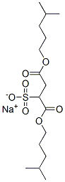 sodium 1,4-diisohexyl 2-sulphosuccinate Struktur