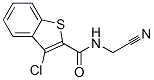 Benzo[b]thiophene-2-carboxamide, 3-chloro-N-(cyanomethyl)- (9CI) Struktur