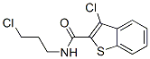 Benzo[b]thiophene-2-carboxamide, 3-chloro-N-(3-chloropropyl)- (9CI) Struktur