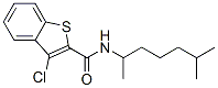 Benzo[b]thiophene-2-carboxamide, 3-chloro-N-(1,5-dimethylhexyl)- (9CI) Struktur