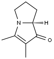 1H-Pyrrolizin-1-one,5,6,7,7a-tetrahydro-2,3-dimethyl-,(S)-(9CI) Struktur