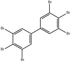 3,3',4,4',5,5'-HEXABROMOBIPHENYL Struktur