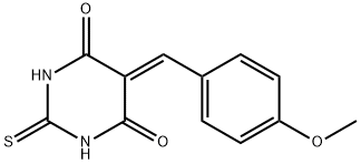 5-ANISYLIDENE-2-THIOBARBITURIC ACID Struktur