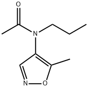 Acetamide,  N-(5-methyl-4-isoxazolyl)-N-propyl- Struktur