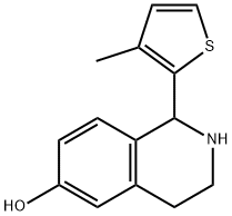 6-Isoquinolinol,1,2,3,4-tetrahydro-1-(3-methyl-2-thienyl)-(9CI) Struktur