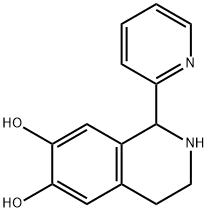 6,7-Isoquinolinediol,1,2,3,4-tetrahydro-1-(2-pyridinyl)-(9CI) Struktur