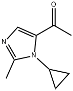 Ethanone, 1-(1-cyclopropyl-2-methyl-1H-imidazol-5-yl)- (9CI) Struktur