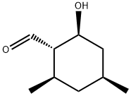 Cyclohexanecarboxaldehyde, 2-hydroxy-4,6-dimethyl-, (1S,2S,4S,6R)- (9CI) Struktur