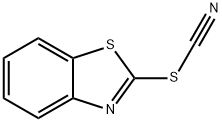 Thiocyanic acid, 2-benzothiazolyl ester (6CI,7CI,8CI,9CI) Struktur