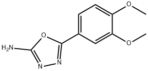 5-(3,4-DIMETHOXYPHENYL)-1,3,4-OXADIAZOL-2-AMINE Struktur