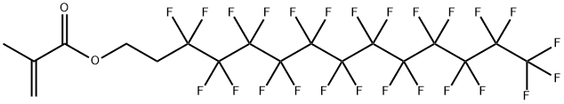 3,3,4,4,5,5,6,6,7,7,8,8,9,9,10,10,11,11,12,12,13,13,14,14,14-pentacosafluorotetradecyl methacrylate Struktur