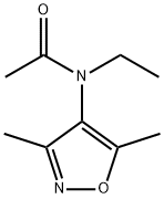 Acetamide,  N-(3,5-dimethyl-4-isoxazolyl)-N-ethyl- Struktur