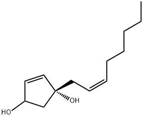 4-Cyclopentene-1,3-diol, 1-(2Z)-2-octenyl-, (1R)- (9CI) Struktur