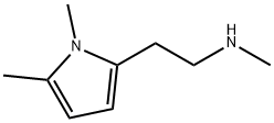 1H-Pyrrole-2-ethanamine,N,1,5-trimethyl-(9CI) Struktur