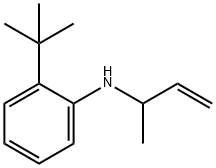 2-tert-Butyl-N-(1-methyl-2-propenyl)benzenamine Struktur