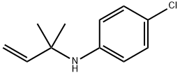 4-Chloro-N-(1,1-dimethyl-2-propenyl)benzenamine Struktur