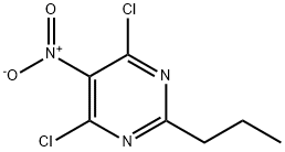 4,6-DICHLORO-5-NITRO-2-PROPYLPYRIMIDINE Struktur