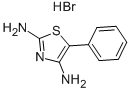 2,4-DIAMINO-5-PHENYLTHIAZOLE MONOHYDROBROMIDE Struktur