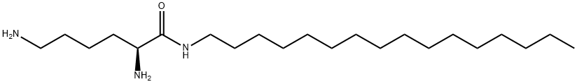 (S)-2,6-Diamino-N-hexadecylhexanamide Struktur