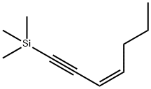 (Z)-1-(Trimethylsilyl)-3-hepten-1-yne Struktur