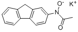 N-(9H-Fluoren-2-yl)acetohydroxamic acid potassium salt Struktur