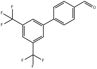 4-[3,5-BIS(TRIFLUOROMETHYL)PHENYL]BENZALDEHYDE Struktur