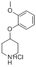 4-(2-METHOXYPHENOXY)PIPERIDINE HYDROCHLORIDE Struktur