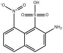 2-Amino-8-nitro-1-naphthalenesulfonic acid Struktur