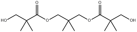 2,2-dimethylpropane-1,3-diyl bis(3-hydroxypivalate) Struktur