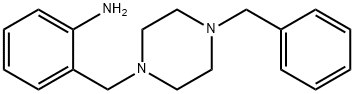 2-(4-Benzyl-piperazin-1-yl-methyl)aniline Struktur