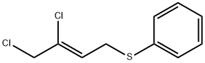 (Z)-1,2-Dichloro-4-phenylthio-2-butene Struktur