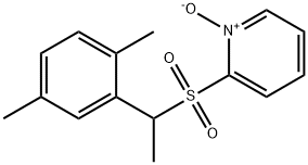 2-[[1-(2,5-Dimethylphenyl)ethyl]sulfonyl]pyridine 1-oxide Struktur