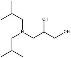 3-(diisobutylamino)propane-1,2-diol Struktur