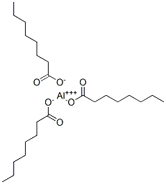 aluminium trioctanoate  Struktur