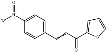 1-(2-THIENYL)-3-(4-NITROPHENYL)-2-PROPEN-1-ONE Struktur