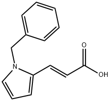 3-[2-(N-BENZYL)PYRROLYL] ACRYLIC ACID Struktur