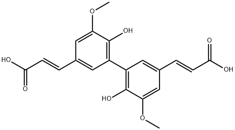 5,5-DIFERULICACID Struktur