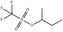 Methanesulfonic acid, trifluoro-, 1-Methylpropyl ester Struktur