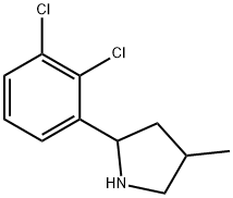 Pyrrolidine, 2-(2,3-dichlorophenyl)-4-methyl- (9CI) Struktur