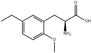 Phenylalanine, 5-ethyl-2-methoxy- (9CI) Struktur