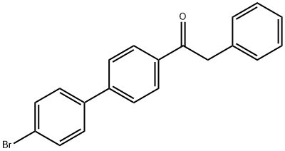 1-(4'-bromo[1,1'-biphenyl]-4-yl)-2-phenylethan-1-one Struktur