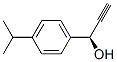 Benzenemethanol, alpha-ethynyl-4-(1-methylethyl)-, (alphaS)- (9CI) Struktur