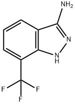 7-(TRIFLUOROMETHYL)-1H-INDAZOL-3-YLAMINE Struktur