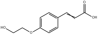 3-4-(2-HYDROXY-ETHOXY)-PHENYL-ACRYLIC ACID Struktur